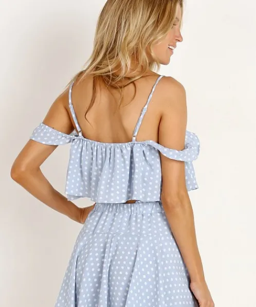 Sage The Label Tops>Baby Blues Crop