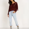 Sage The Label Knits>Cecilia Sweater Wine