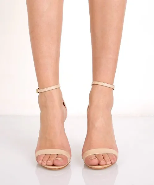 Schutz Heels>Cadey Lee Heel Lightwood Leather