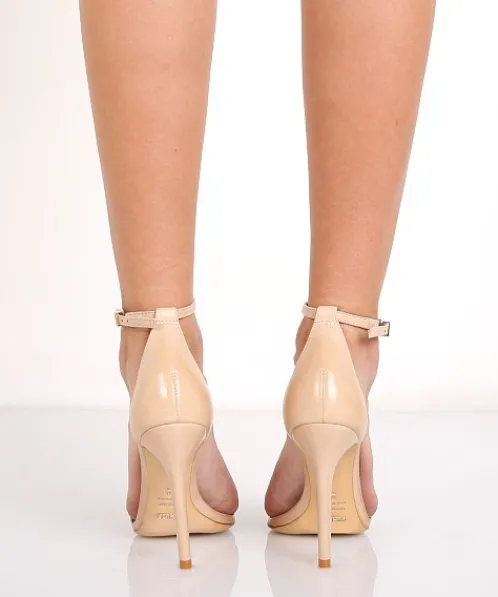 Schutz Heels>Cadey Lee Heel Lightwood Leather