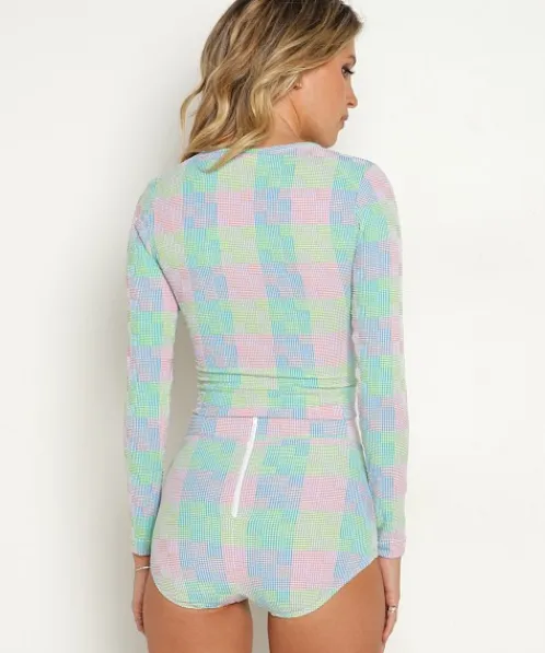 Seea Cover Ups>Palomar Crop Top Rashguard Amos