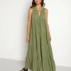 9seed Cover Ups | Dresses>Lighthouse Maxi Dress Hunter