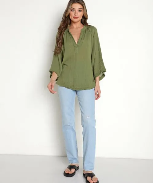 9seed Tops>Marrakesh Olive