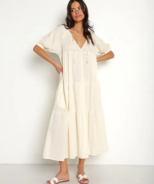 9seed Dresses>Provence Oatmeal