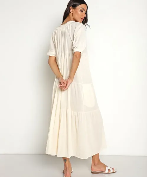 9seed Dresses>Provence Oatmeal