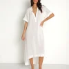 9seed Dresses>Tunisia Caftan White