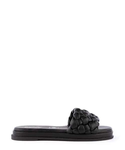 Seychelles Sandals>Bellissima Braided Slide Black