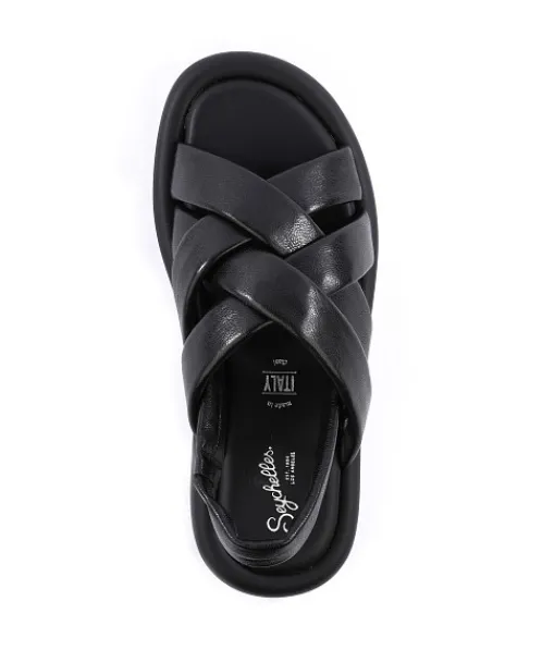 Seychelles Sandals>Punchline Sandal Black Leather