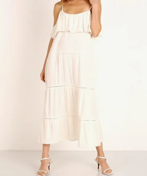 Show Me Your Mumu Dresses>Ambrose Midi White