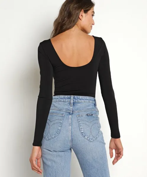 Show Me Your Mumu Bodysuits>Bridget Bodysuit Black