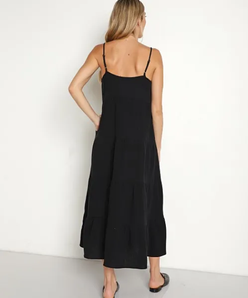 Show Me Your Mumu Dresses>Caroline Maxi Dress Black