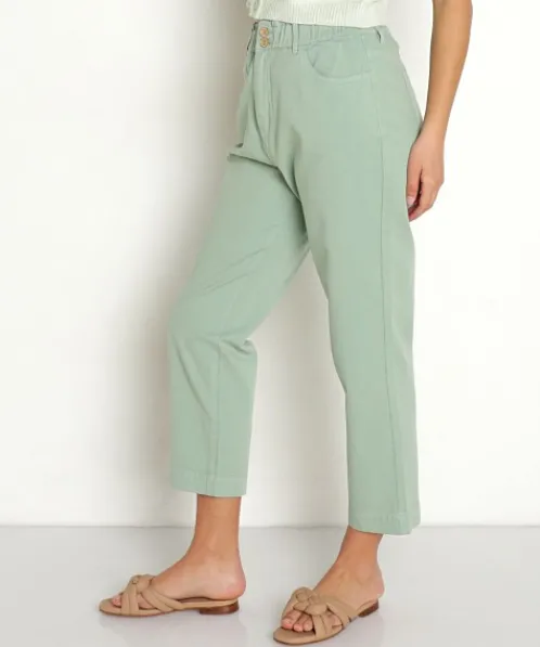 Show Me Your Mumu Pants>Emilia Mom Jeans Sage Denim