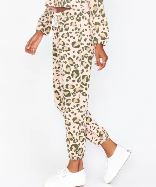 Show Me Your Mumu Pants>Huxley Pants Cheetah Sister Terry