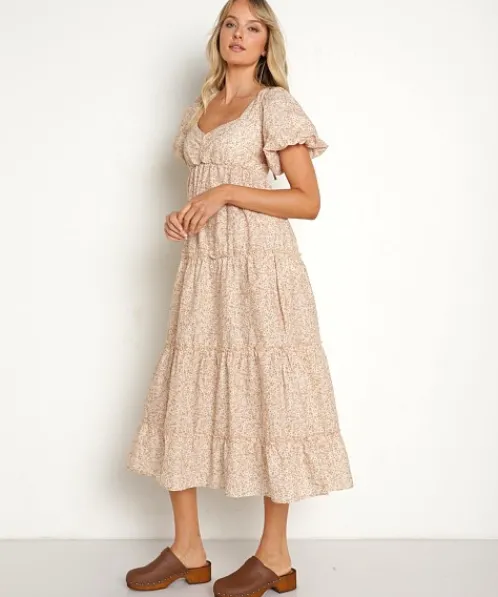 Show Me Your Mumu Dresses>Odette Midi Dress Ditsy Daisy