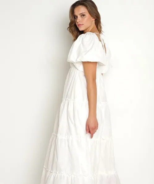 Show Me Your Mumu Dresses>Odette Midi Dress White