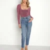 Show Me Your Mumu Bodysuits>Unreal Bodysuit Pink Shimmy Shine