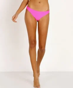 SAME Swim Bikinis>SKIN by Brief Bottom Neon Pink