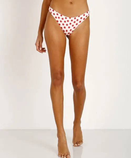 SAME Swim Bikinis>SKIN by Brief Bottom Cherry Polka Dot