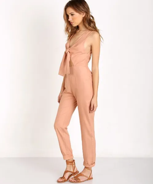 Solid & Striped Rompers>Solid & Striped The Jumpsuit Pink