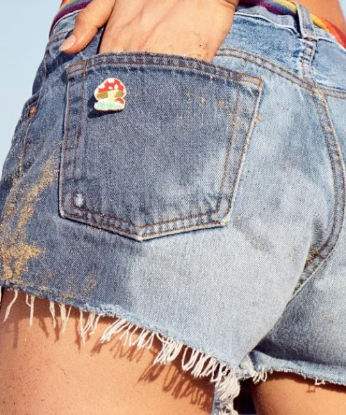 Solid & Striped Shorts>Solid & Striped x RE/DONE The Malibu "The Short" Rip Wash