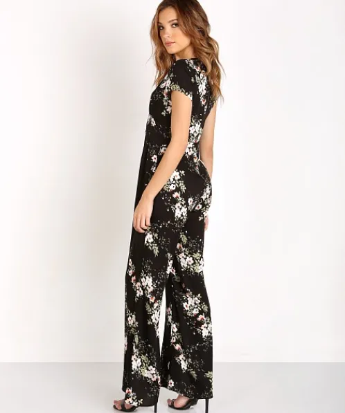 Somedays Lovin Rompers>Isle Of Sky Floral Jumpsuit