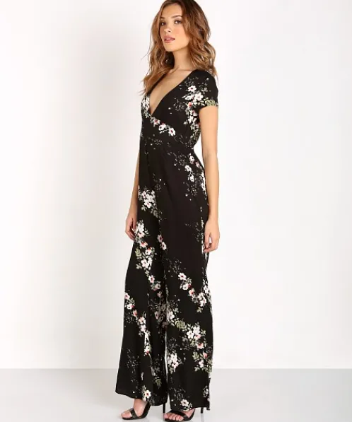 Somedays Lovin Rompers>Isle Of Sky Floral Jumpsuit