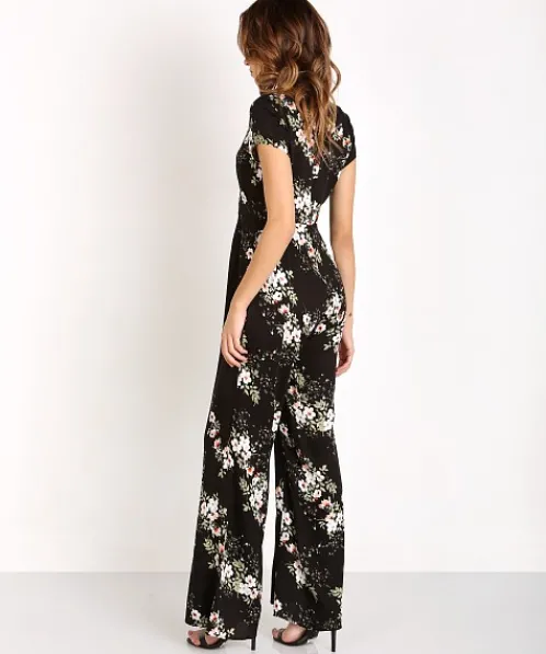Somedays Lovin Rompers>Isle Of Sky Floral Jumpsuit