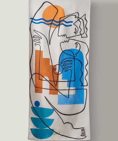 SORA Accessories>Recycled Beach.Yoga.Everything Towel Universe