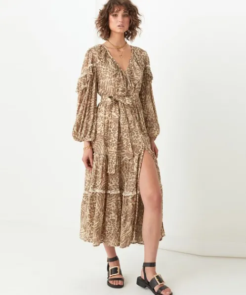 Spell Dresses>Ada Gown Leopard