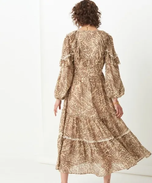Spell Dresses>Ada Gown Leopard