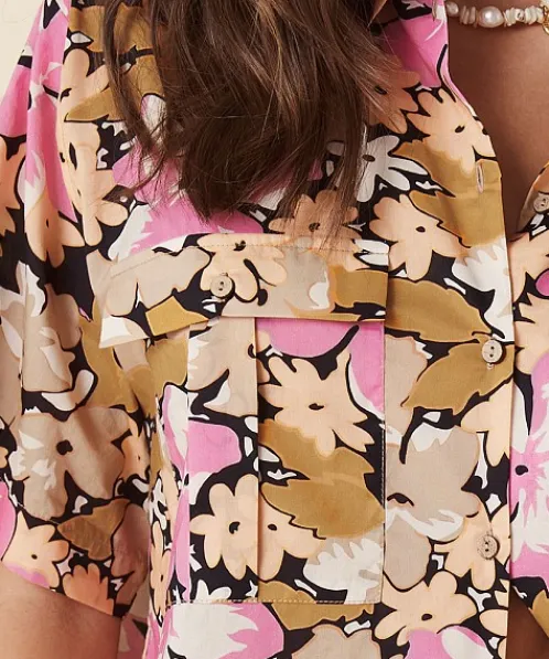 Spell Tops>Aloha Shirt Caramel