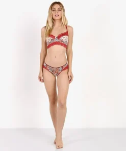 Spell Panties>& The Gypsy Elle Lace Brief Rosewood