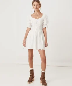 Spell Dresses>Bo Mini Dress White