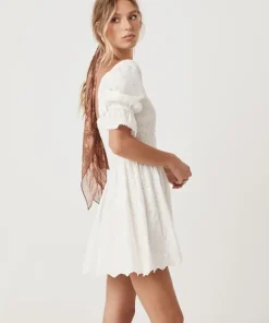 Spell Dresses>Bo Mini Dress White