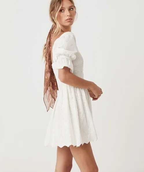 Spell Dresses>Bo Mini Dress White