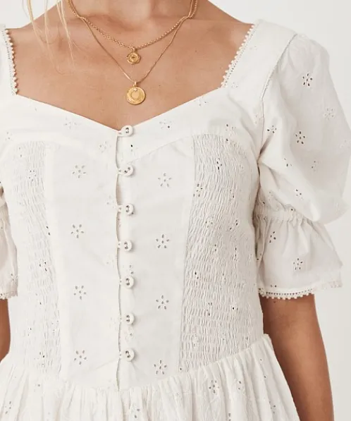 Spell Dresses>Bo Mini Dress White