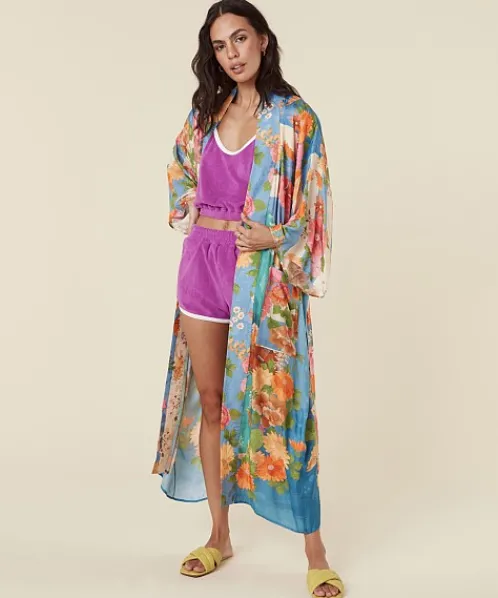 Spell Robes | Cover Ups>Carrie Robe Blue