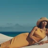 Spell Dresses>Cosmos Rib Midi Dress Turmeric