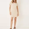 Spell Dresses>Cosmos Rib Tee Dress Oat