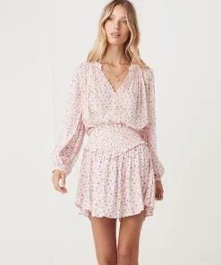 Spell Skirts>Dolly Mini Skirt Ditsy Pink