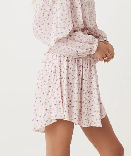 Spell Skirts>Dolly Mini Skirt Ditsy Pink