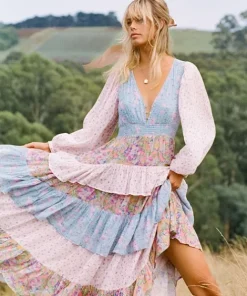 Spell Dresses>Dolly Ra-Ra Gown Patchwork
