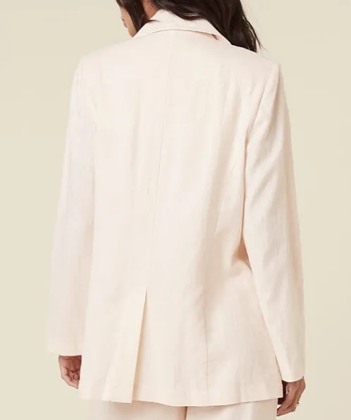 Spell Jackets>Every Single Day Linen Blazer Cream