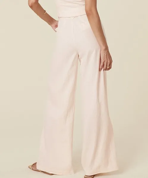 Spell Pants>Every Single Day Linen Wide Leg Pants Cream