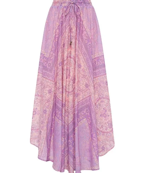 Spell Skirts>Farrah Half Moon Skirt Lilac