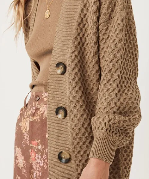 Spell Knits>Highland Knit Cardigan Nutmeg