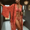 Spell Robes | Kimonos>Joni Midi Robe Campfire