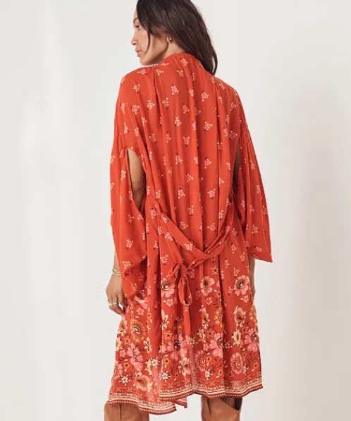 Spell Robes | Kimonos>Joni Midi Robe Campfire
