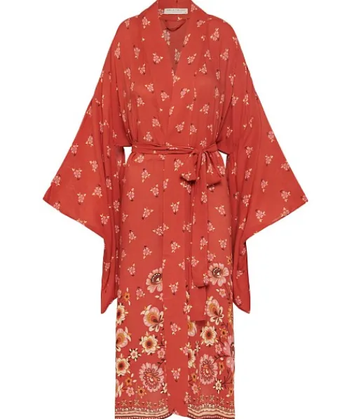 Spell Robes | Kimonos>Joni Midi Robe Campfire