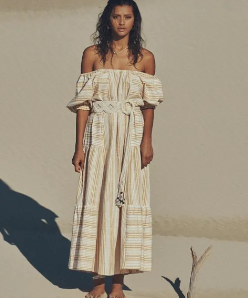 Spell Dresses>Lady Palm Gown Toffee